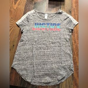 Justice Girls Size 7 Athletic Shirt